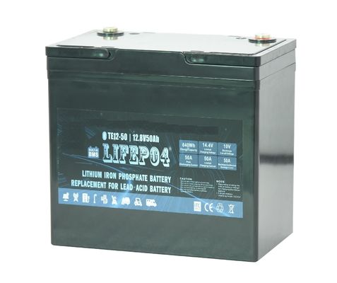 ABS de Draagbare Reservebatterij Lifepo4 12v 50ah van het Machtslithium