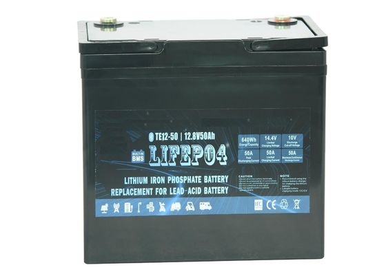 ABS de Draagbare Reservebatterij Lifepo4 12v 50ah van het Machtslithium