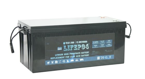 Draagbare ABS 12v 150ah Lifepo4 Batterij voor Reservemacht