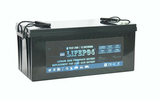 Draagbare ABS 12v 150ah Lifepo4 Batterij voor Reservemacht