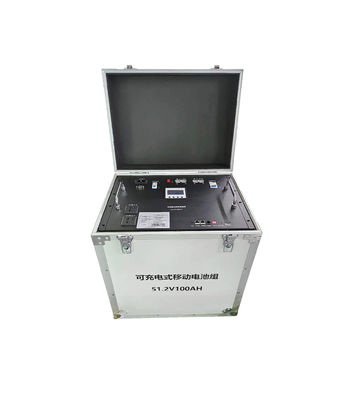51.2v draagbare Reserveaccu100ah Kuiper Emergency Battery Pack