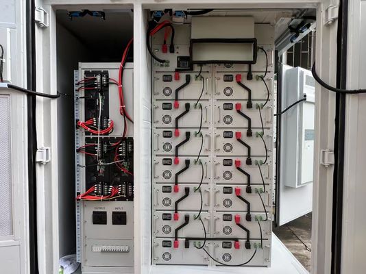 Verzending AC400V BESS batterij energieopslag systeem met hoge temperatuur tolerantie en lithium-ion batterij technologie